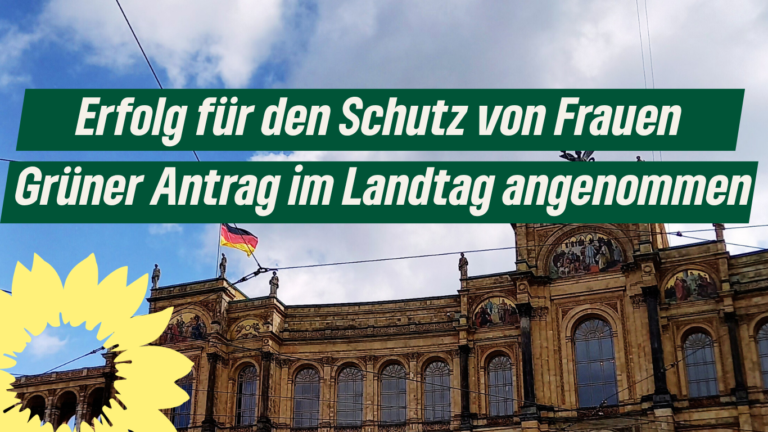Erfolg für den Schutz von Frauen – Grüner Antrag im Landtag angenommen