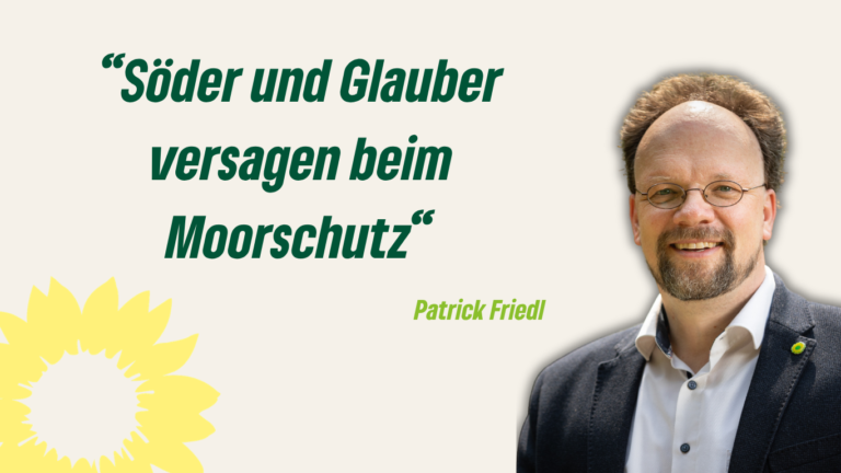 Friedl: Söder & Glauber versagen beim Moorschutz